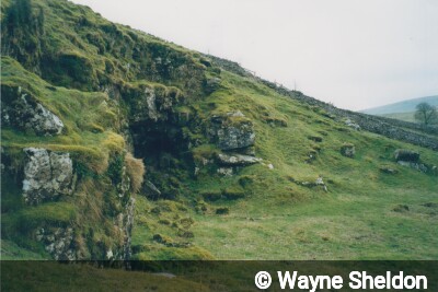 Entrance of Winnats Head Cave