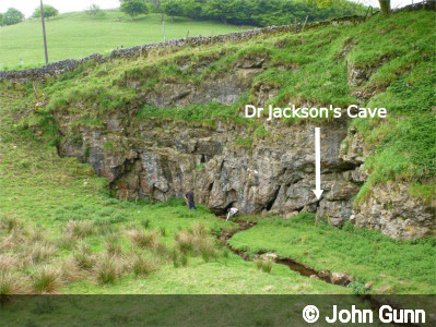 Entrance of Dr Jackson's Cave