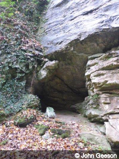 Entrance of Walker's Grotto