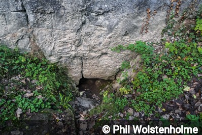 Entrance of Carlswark Cavern, Resurgence