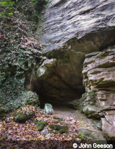 Entrance of Walker's Grotto