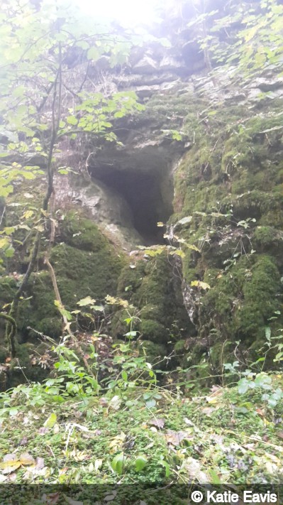 Entrance of Hartle Dale Caves: Fissure Cave