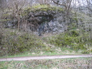  9.  Open rock shelter near path / Entrance