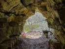 Bradwell Parish Cave / Entrance from inside